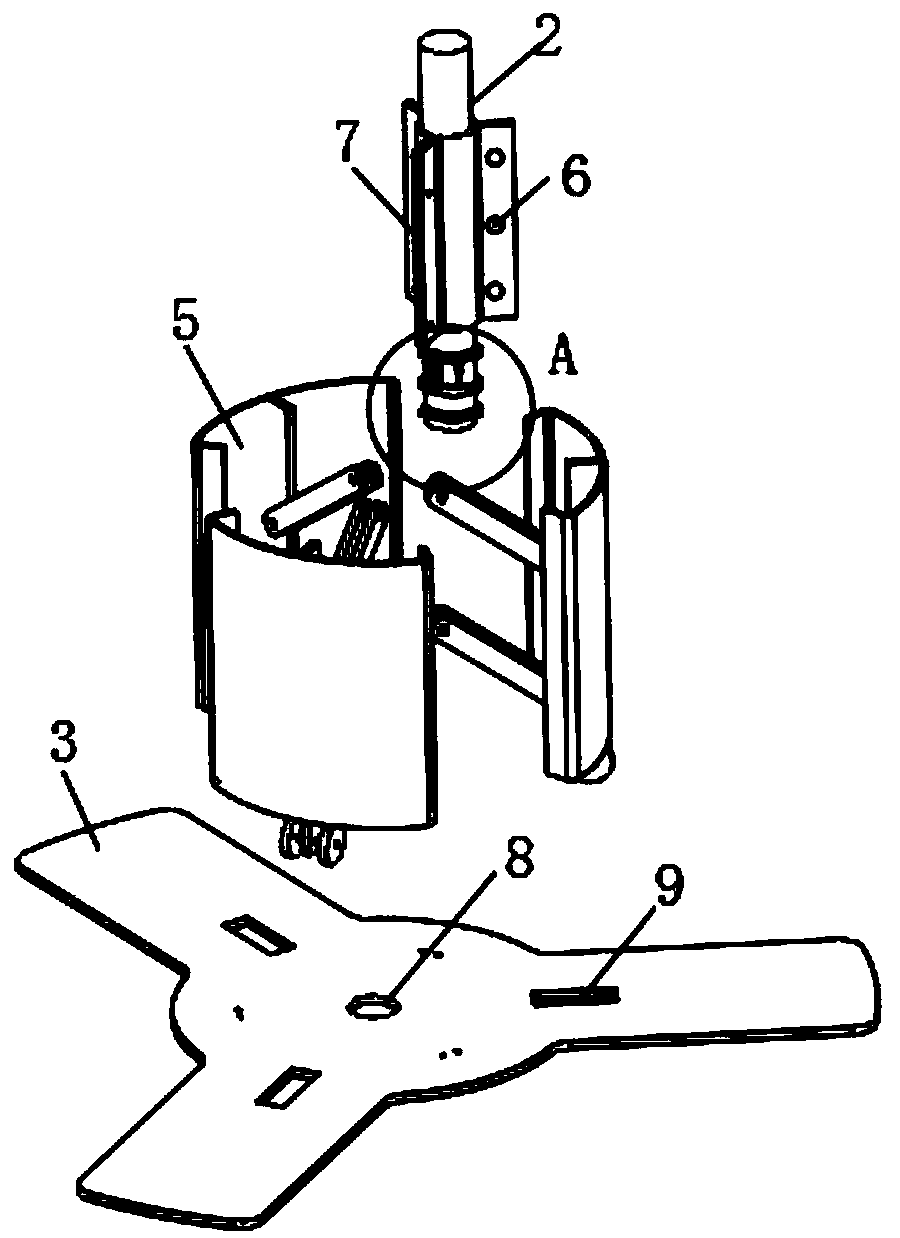 Limiting structure used for inner part of main body pipeline transportation device of tube push bench