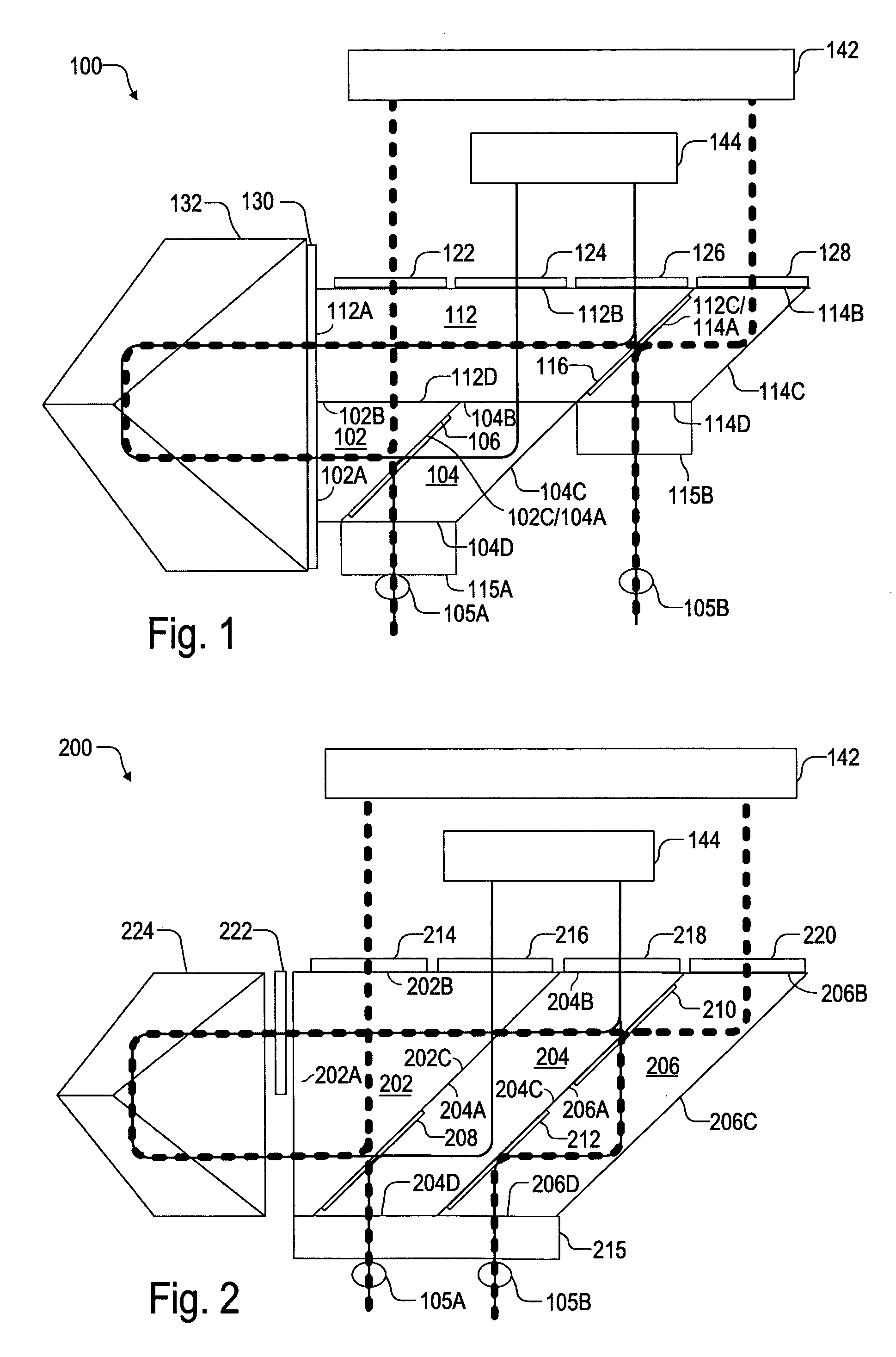 Differential interferometers creating desired beam patterns