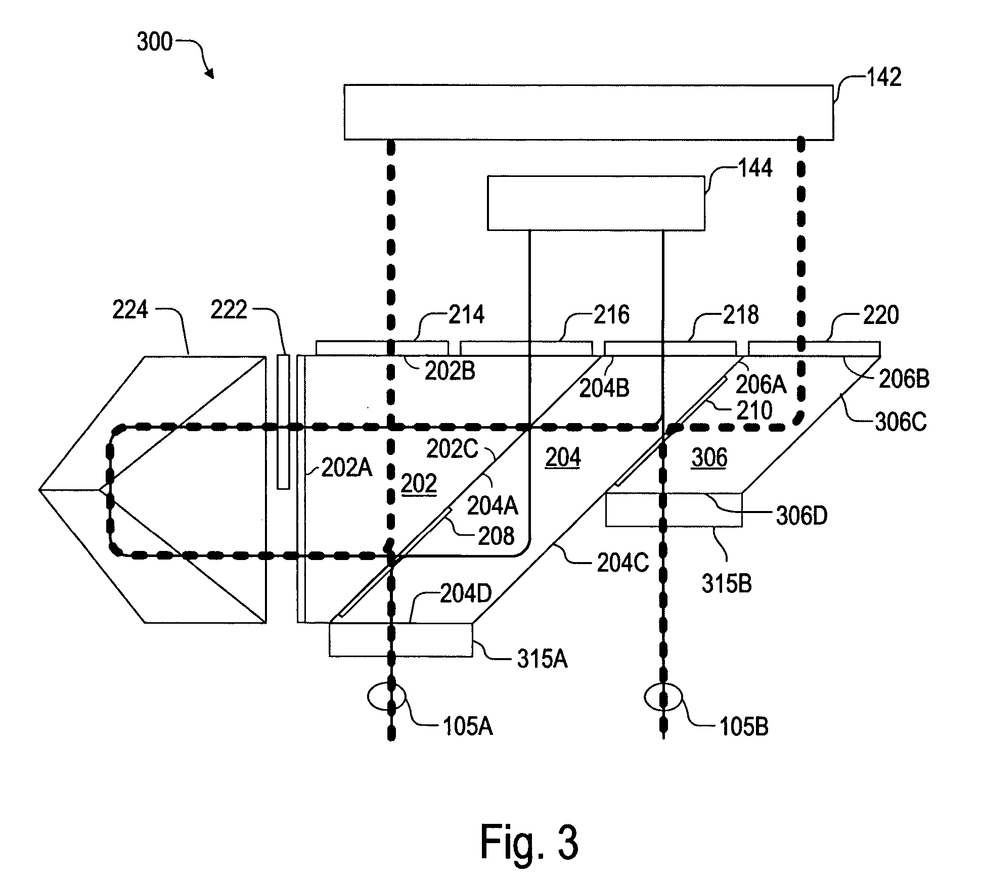 Differential interferometers creating desired beam patterns