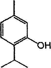 Thymol mite-killing microemulsion and preparation method thereof