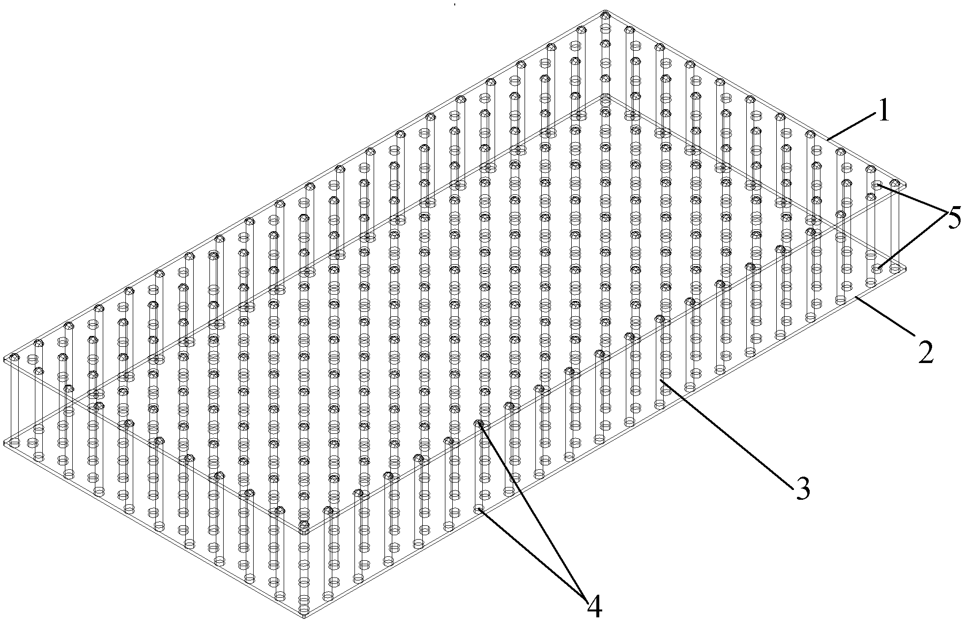 Plastic water permeable brick and manufacturing method thereof