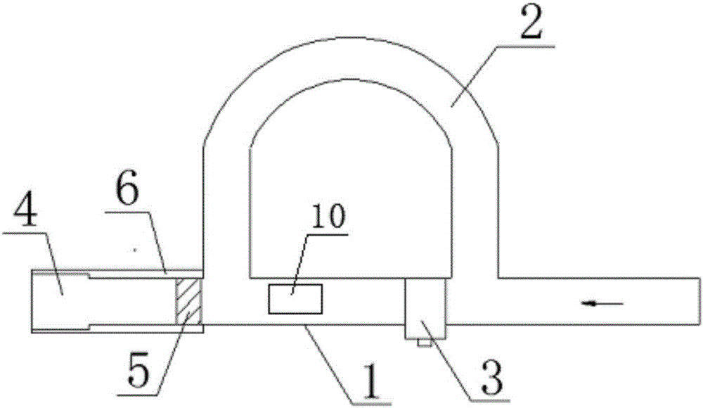 Exhaust pipe device capable of purifying gas