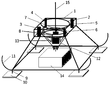 Separable full-profile subsurface buoy observation system and using method thereof