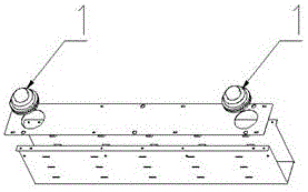 Bottom routing and wire-arranging apparatus for combining outdoor communication machine cabinets