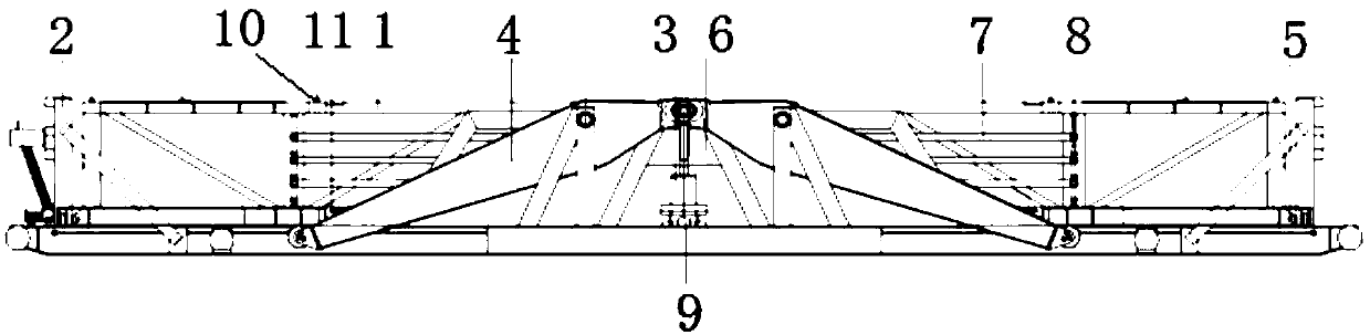 A hydraulically driven lever-lifting automatic drill pipe box