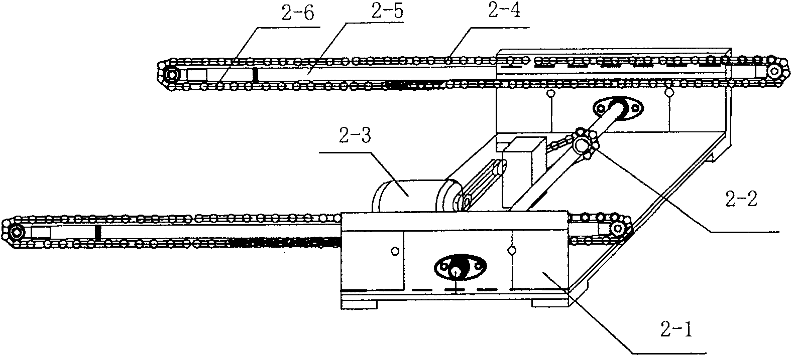 Fully-automatic building block forming machine mechanization production line