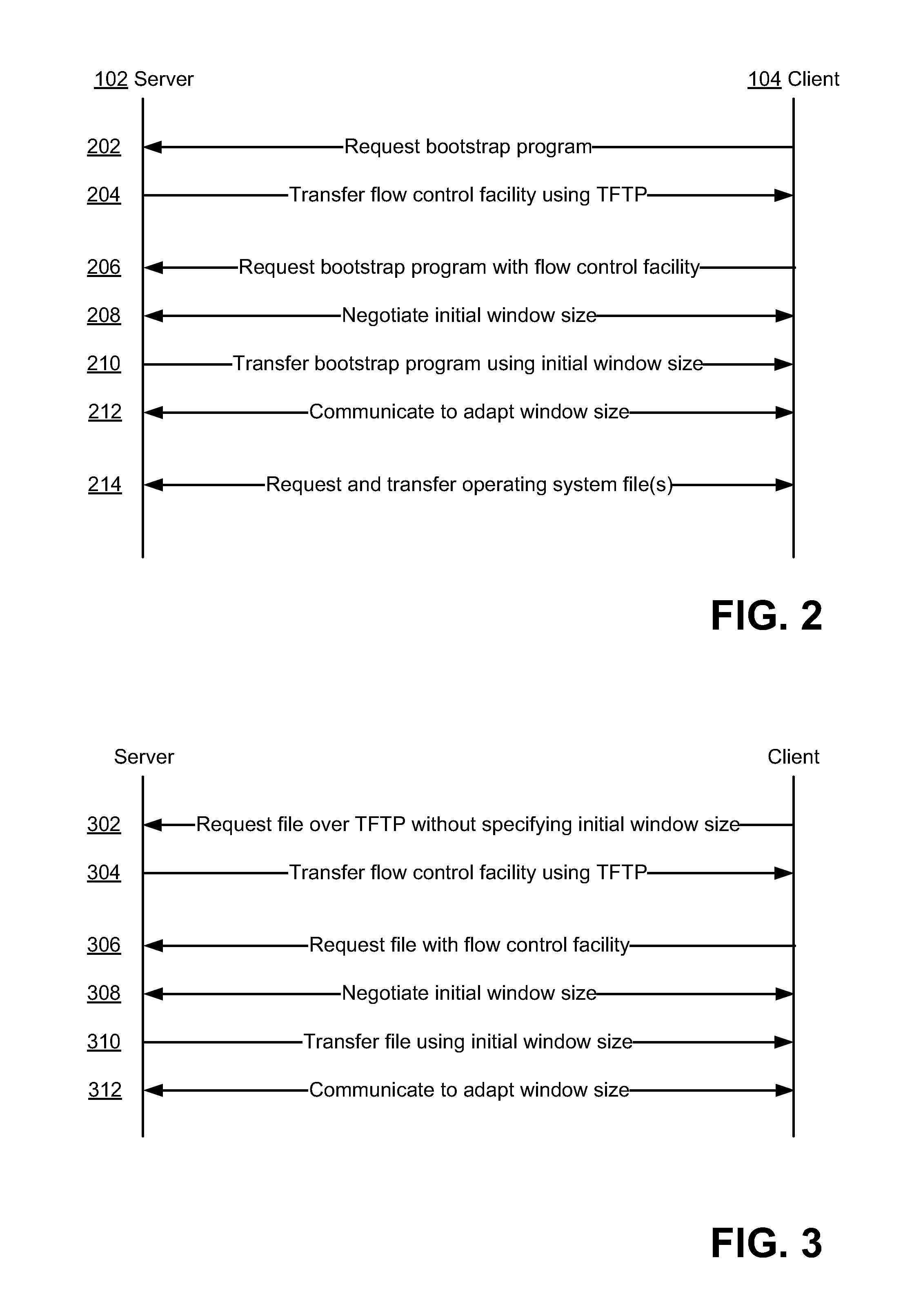 Client-adjustable window size for connectionless transfer protocols