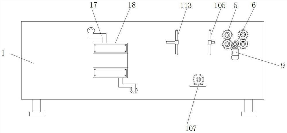 Novel cleaning and drying device for textile fabric before dyeing