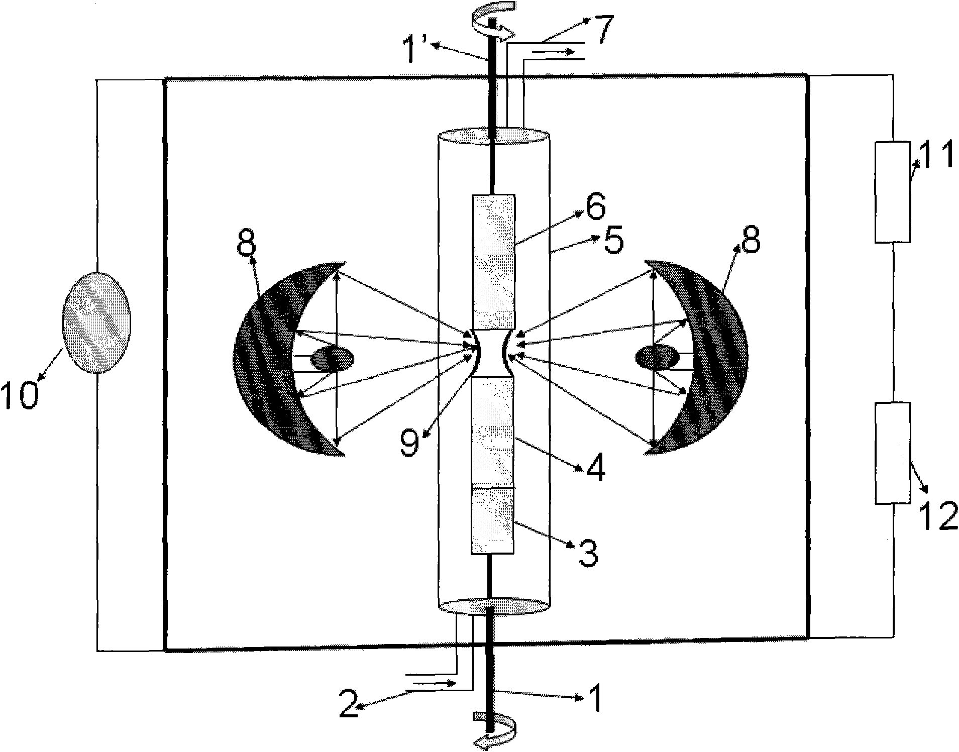 High-temperature rare earth oxide laser crystal and preparation method thereof