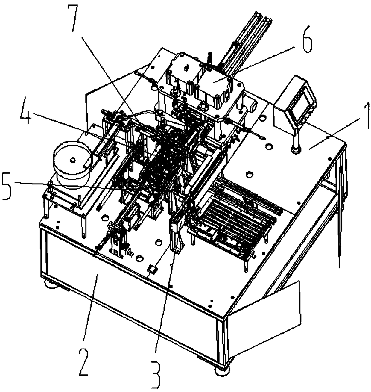 An automatic assembly machine for inductors