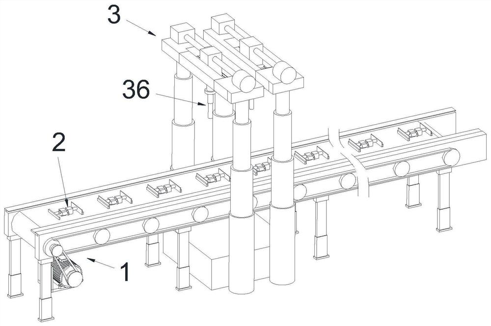 Machining device and machining process for building exterior wall decoration dry-hanging stone