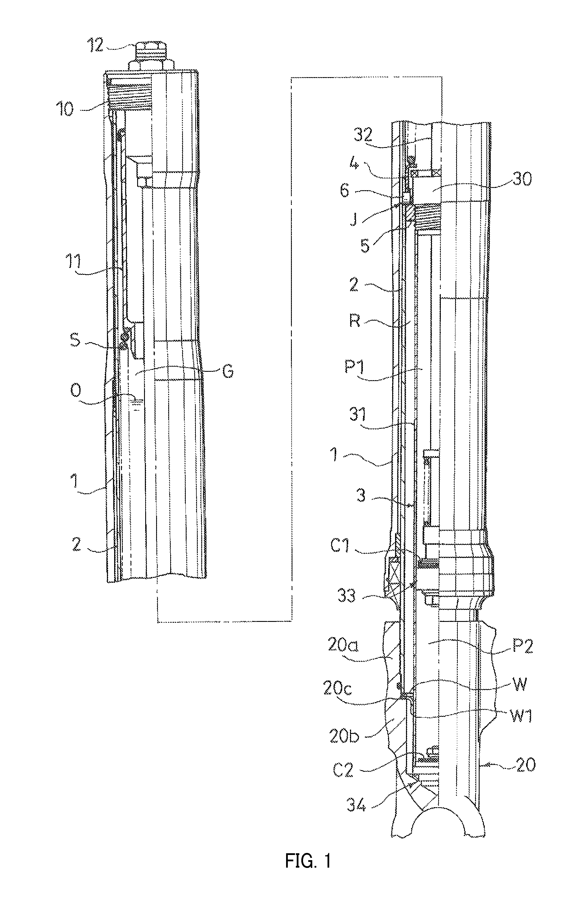 Fluid pressure damper