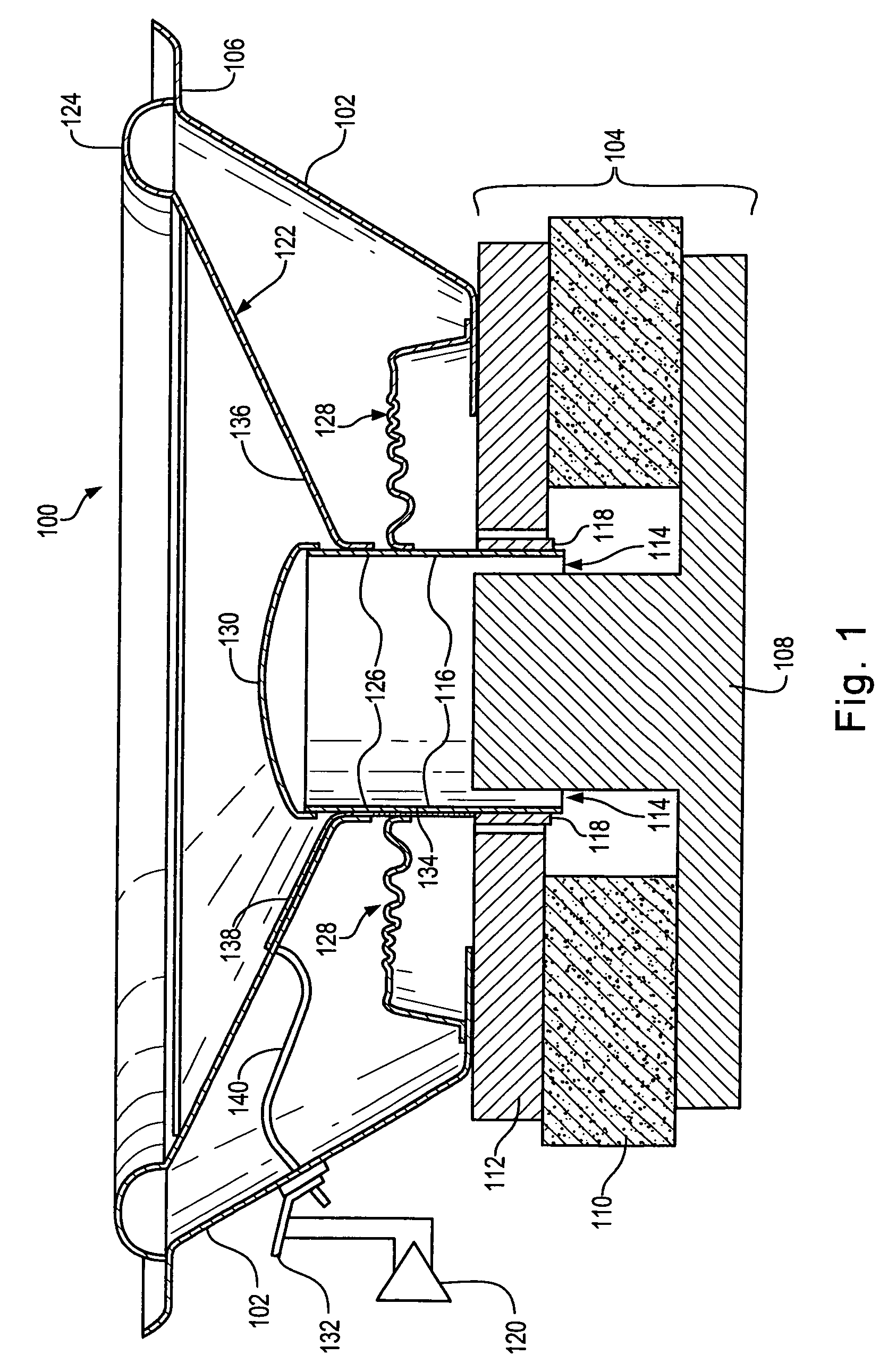 Loudspeaker plastic cone body