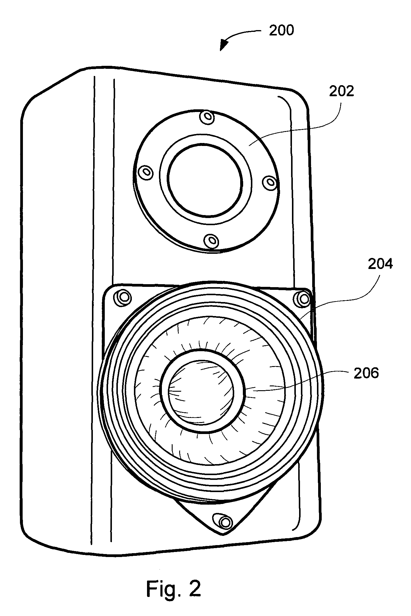 Loudspeaker plastic cone body