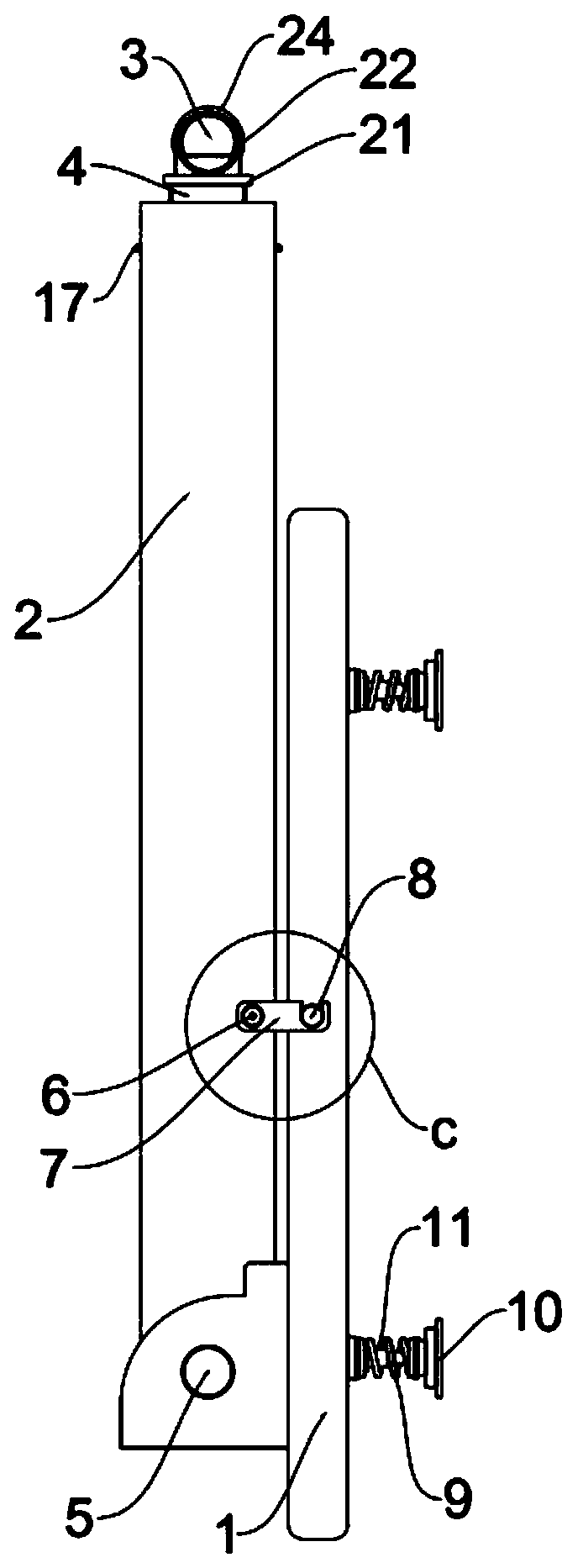 Track and field hurdle frame structure with protective effect