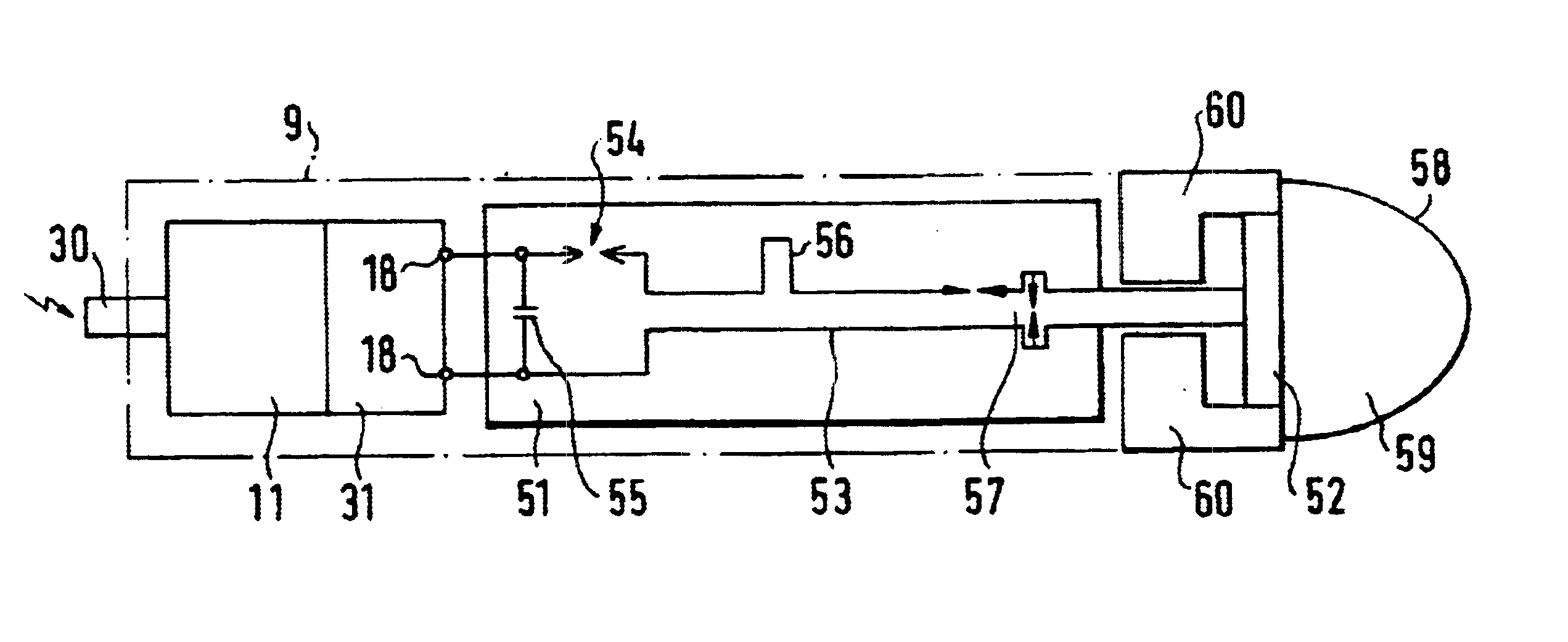 Non-lethal electromagnetic active body