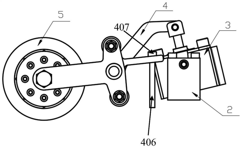 Wheel retraction device of ADAS test soft collision target platform car