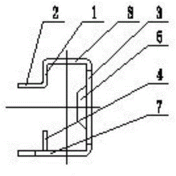 45-degree wing butt G-sectional material for switch cabinet