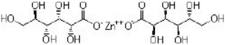 Sugar-free zinc lysine granule composition and preparation method