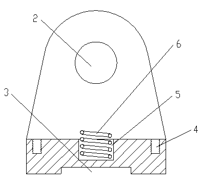 Supporting seat of punching machine