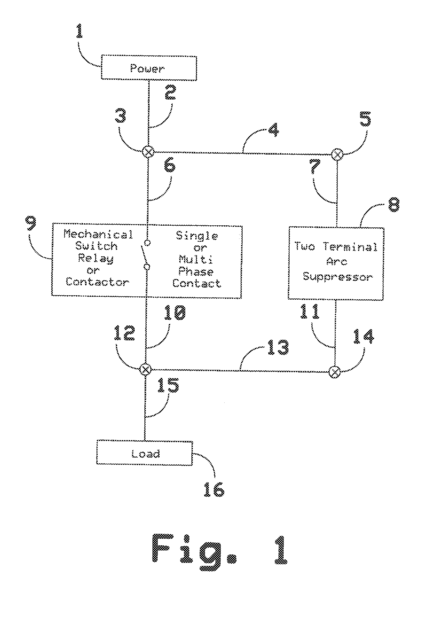 Two Terminal Arc Suppressor