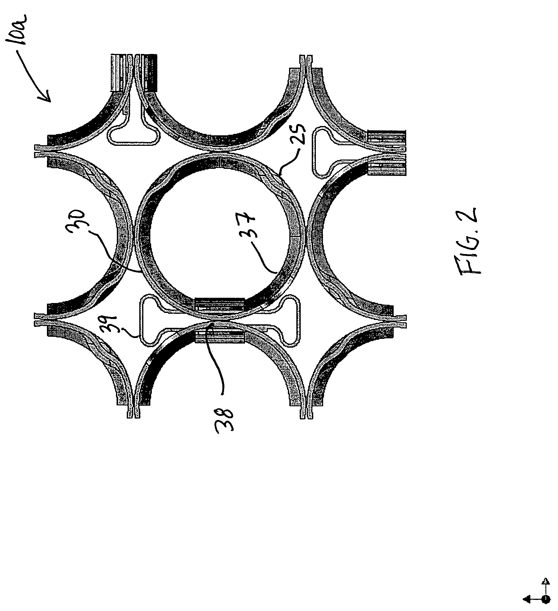 Nuclear fuel spacer assembly with debris guide