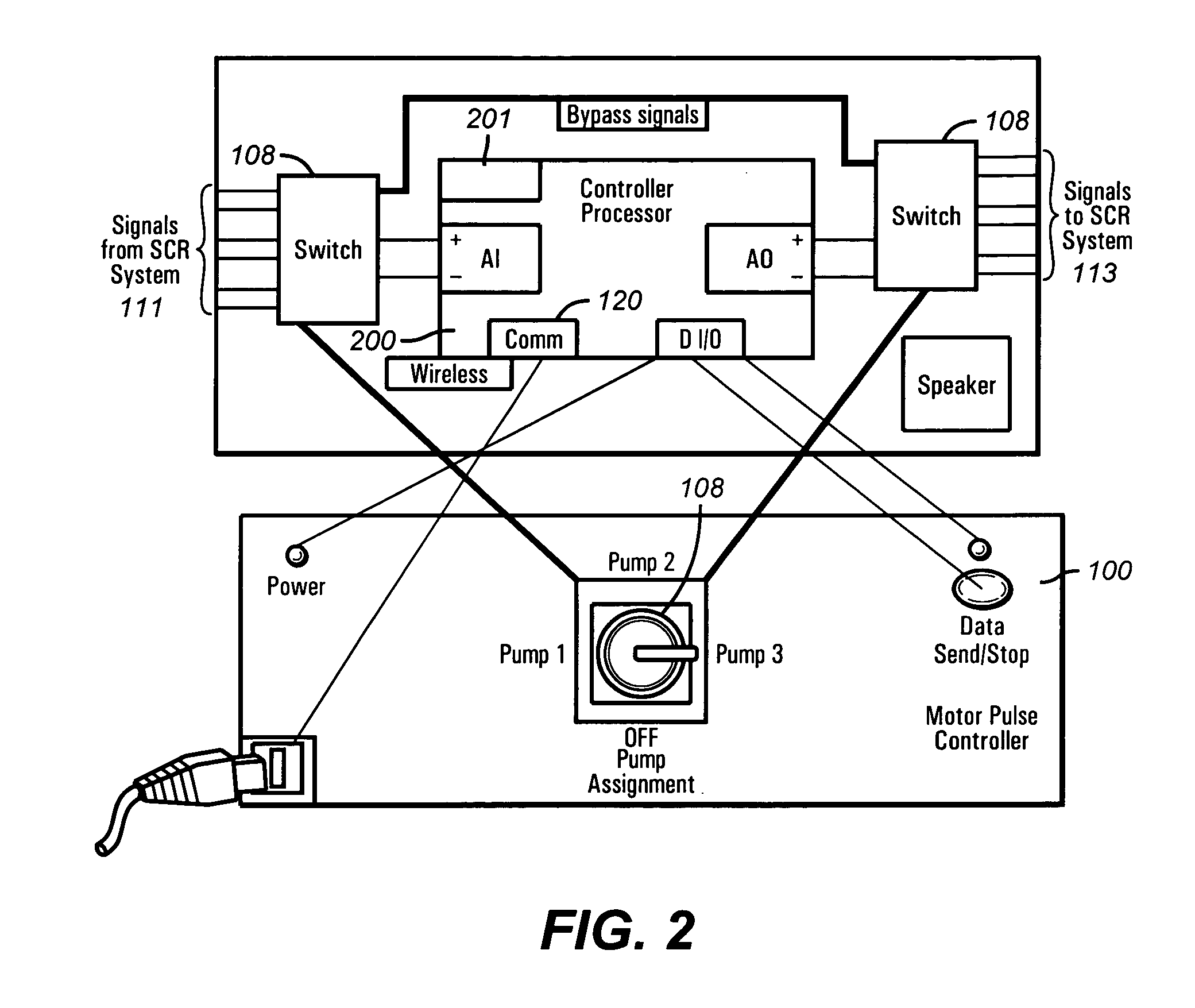 Motor pulse controller