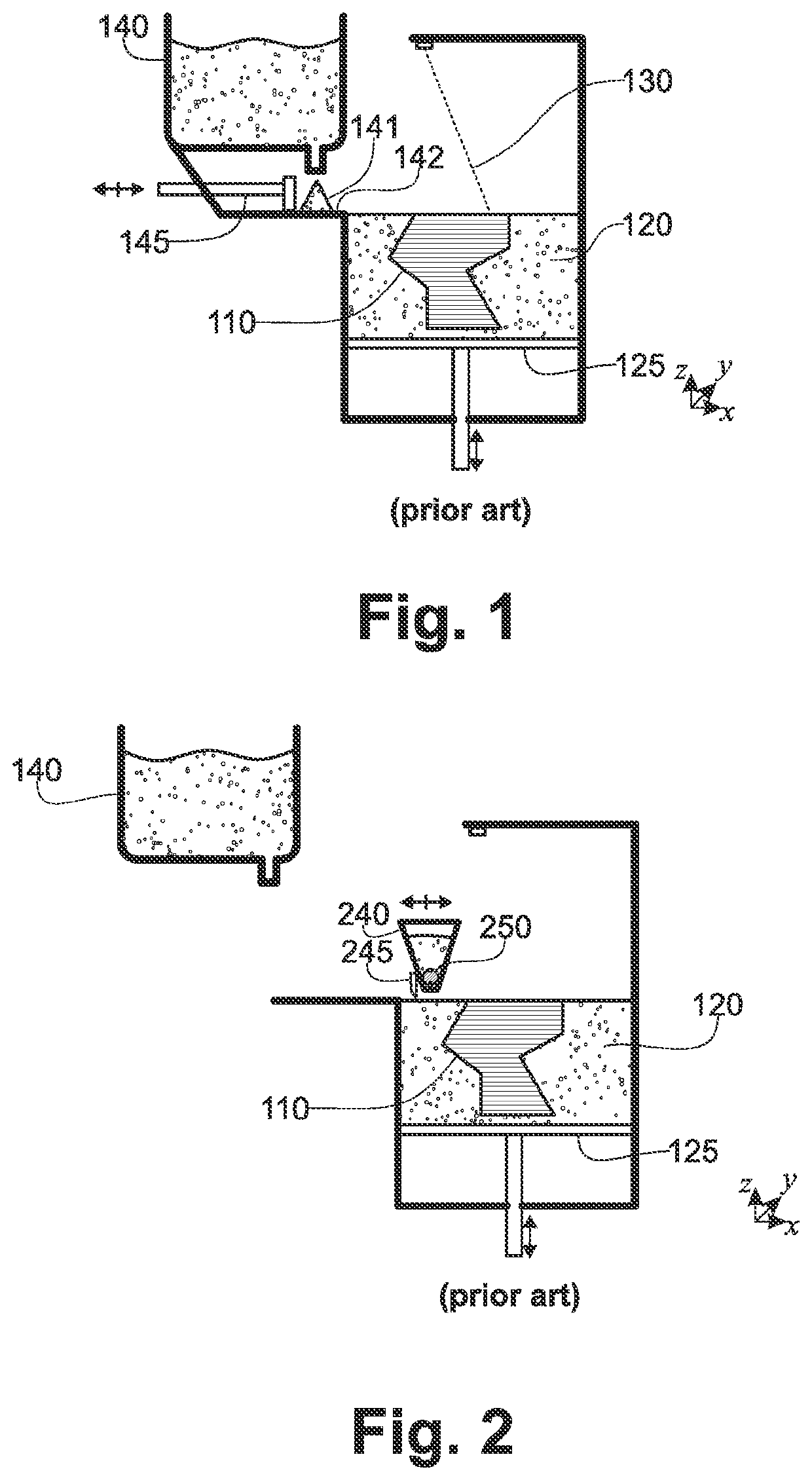 Device and method for depositing a granular material in additive manufacture