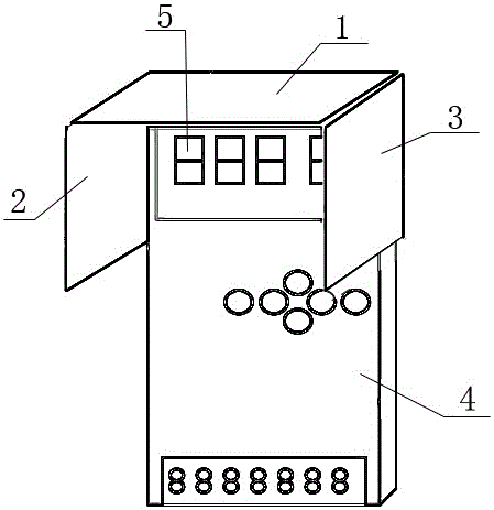 Device and method for improving definition of electric meter liquid crystal display screen