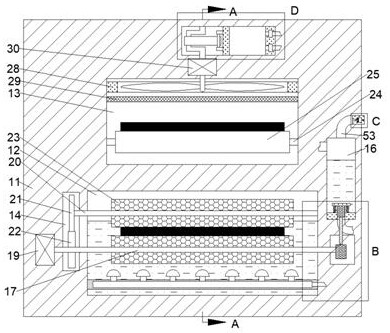 Cloth coloring agent uniform adding device