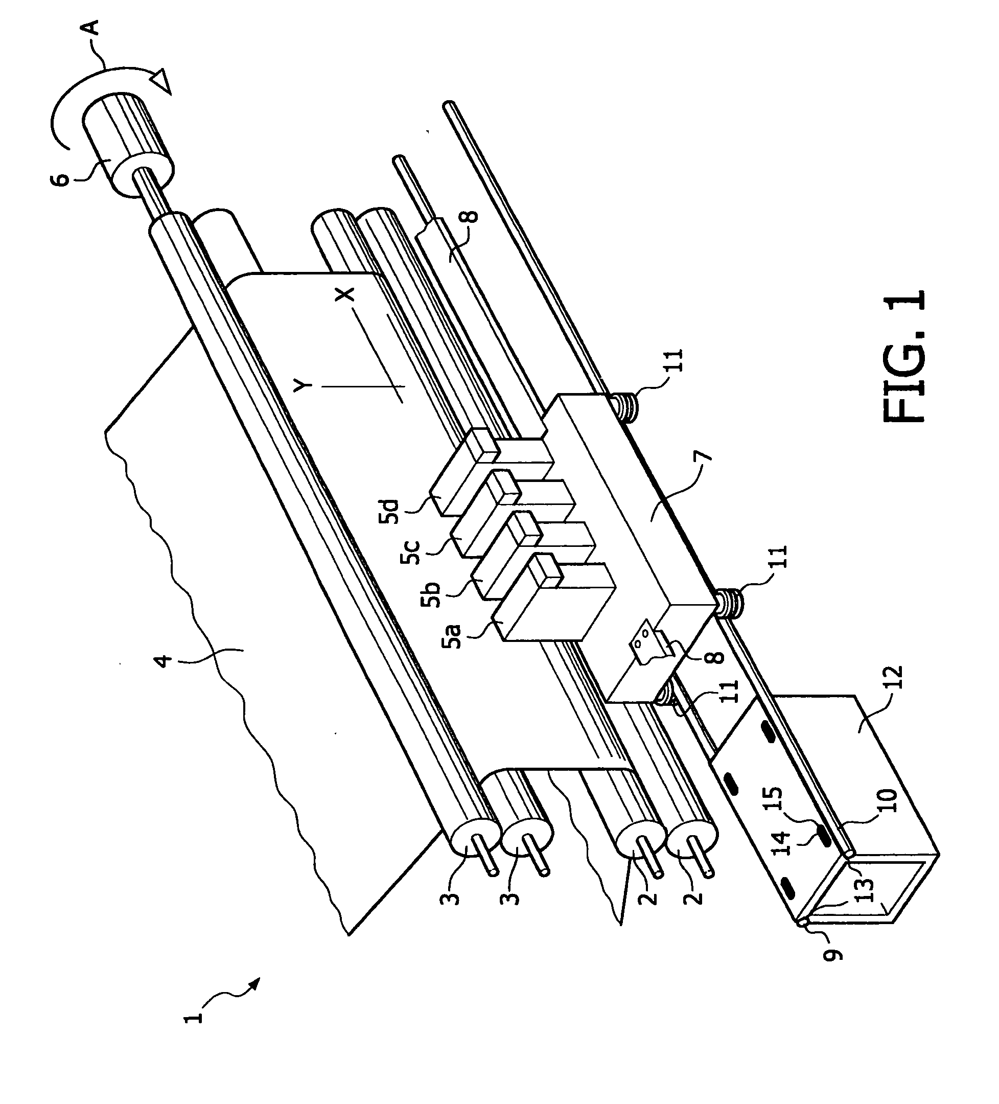 Guide for guiding a moveable carriage of a printer in a print direction, and printer