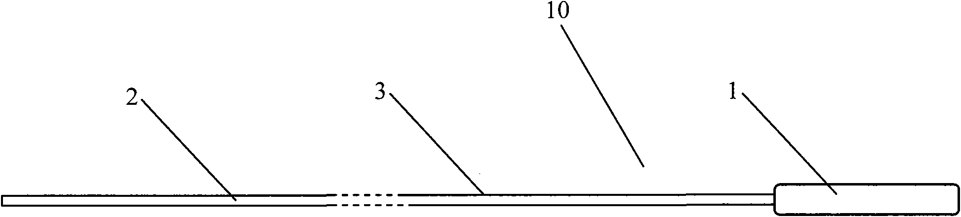 Liquid helium level gauge and use method thereof