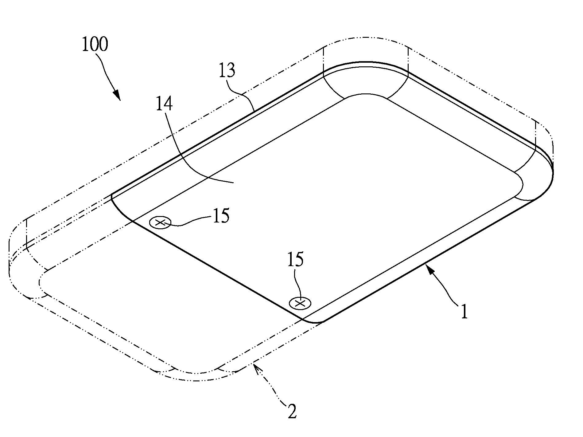 Shell structure for handheld device