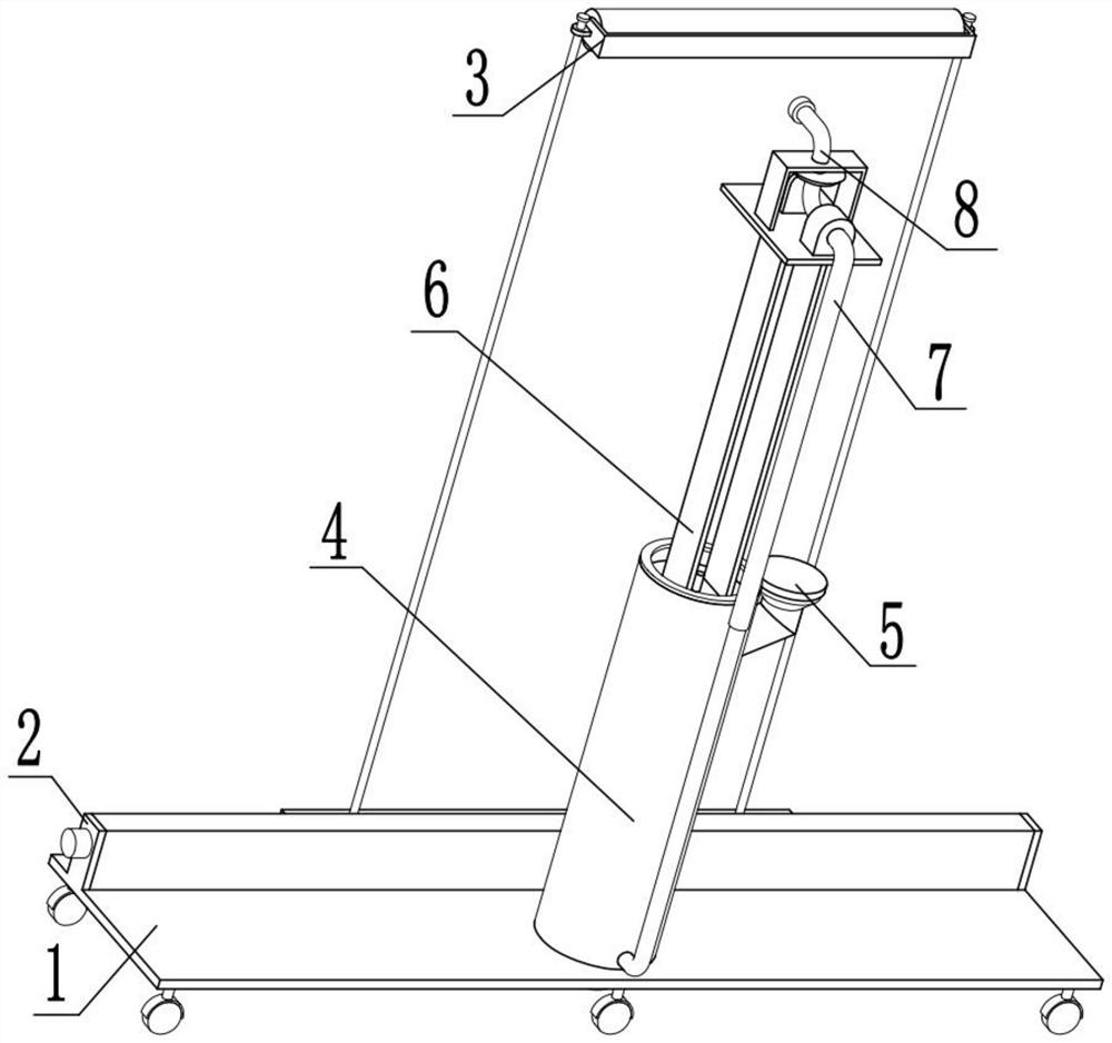 Device and method for spraying wall paint with gradient colors