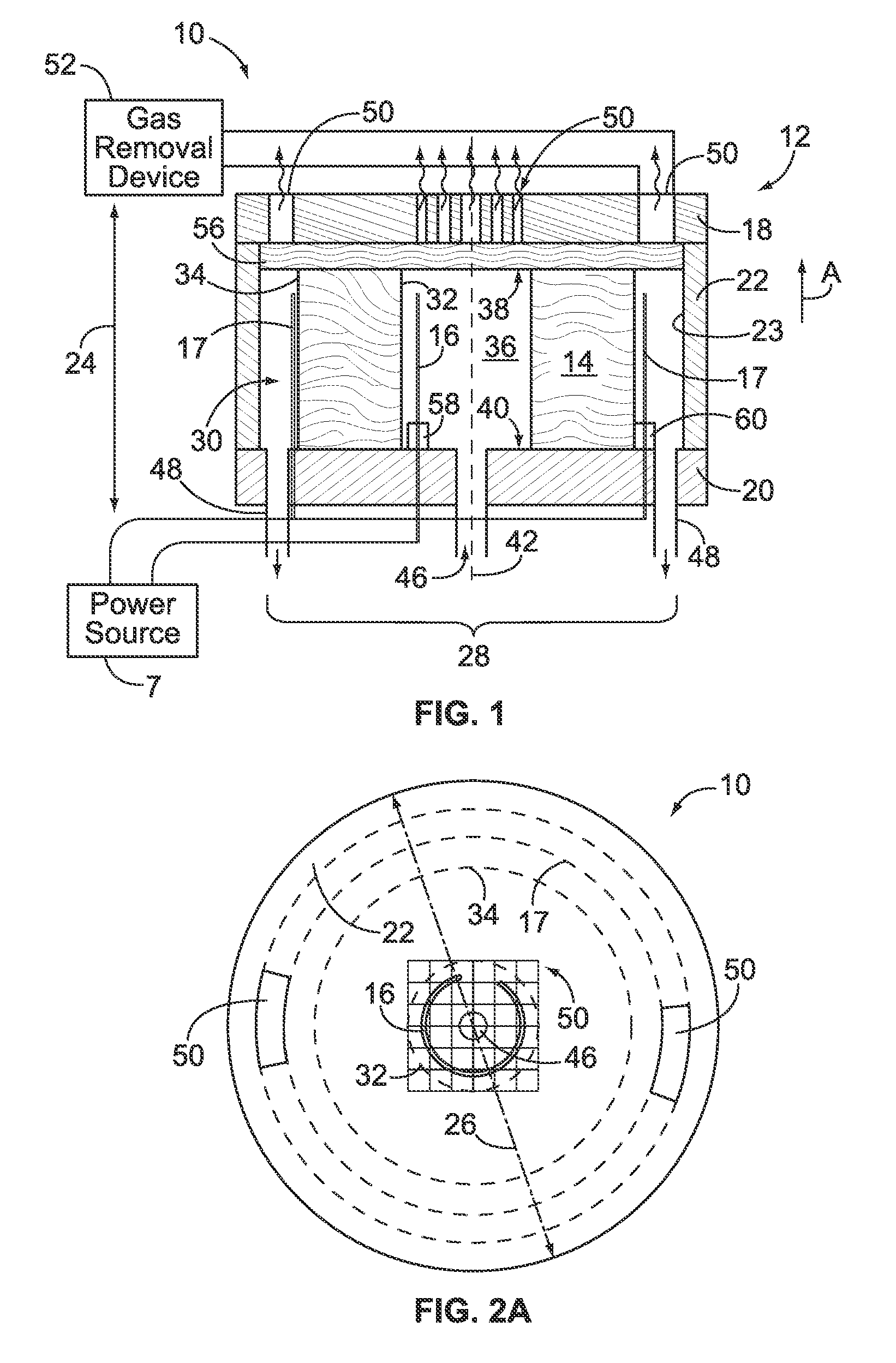 Electroosmotic pump with improved gas management