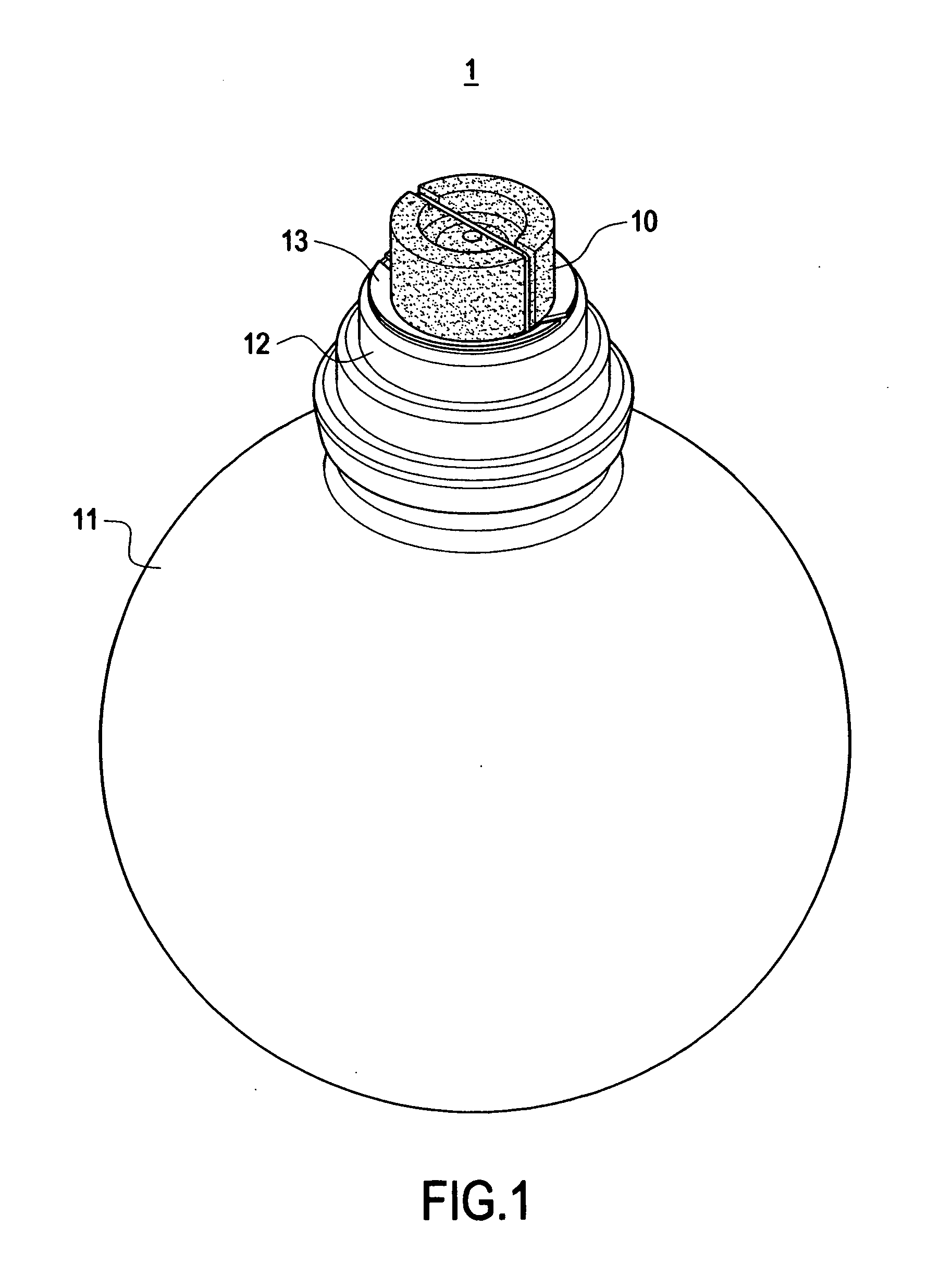 Burning wick structure