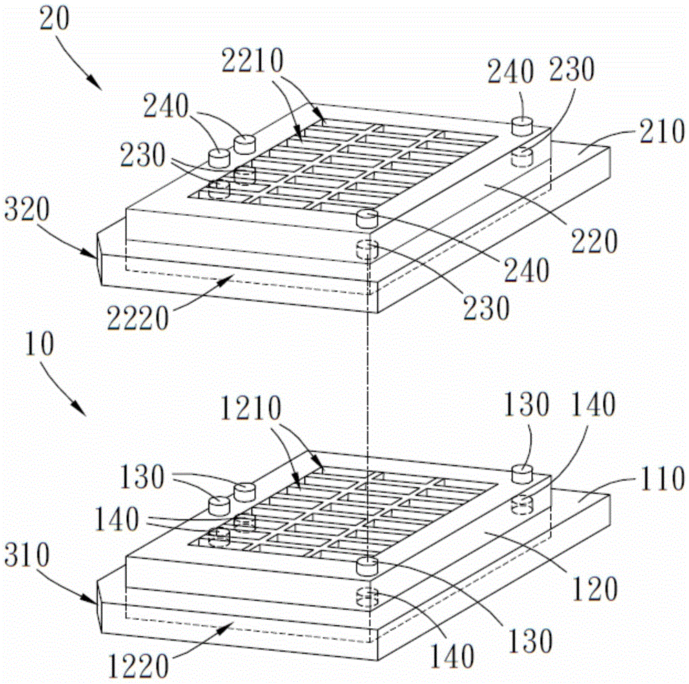 The structure of the chip carrier