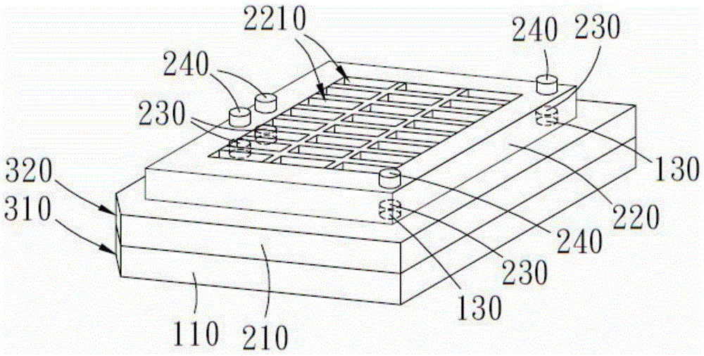 The structure of the chip carrier