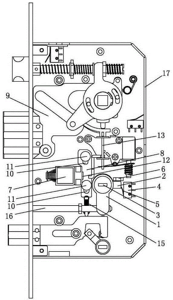 Electromechanical conversion control device of anti-theft lock