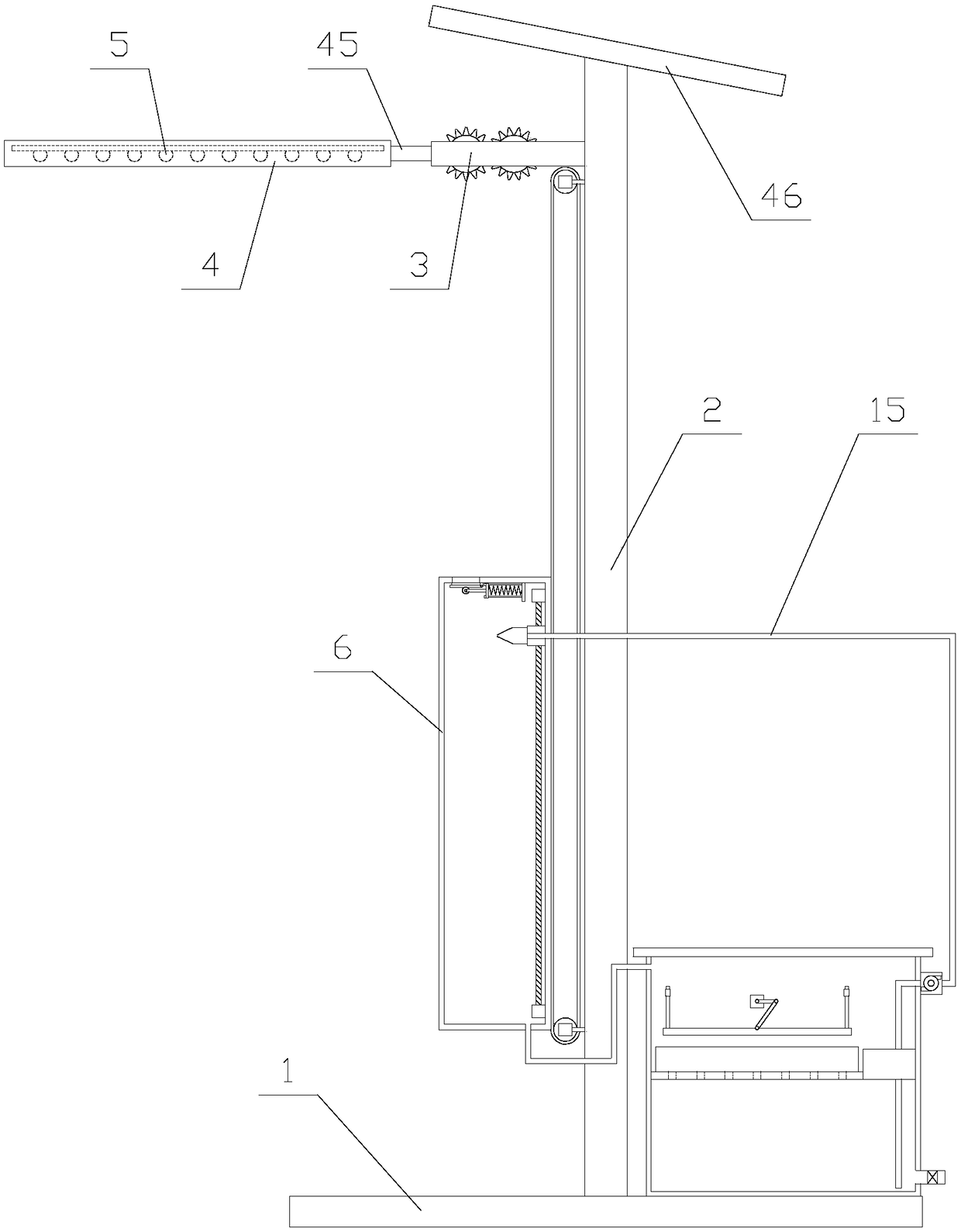 LED street lamp with automatic cleaning function