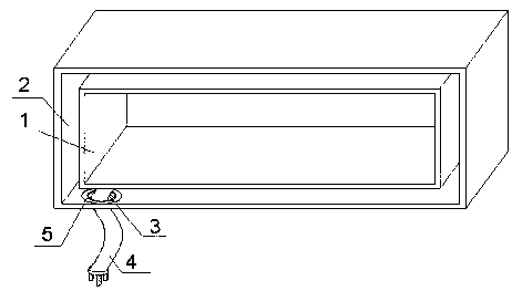 Box and spray coating system thereof