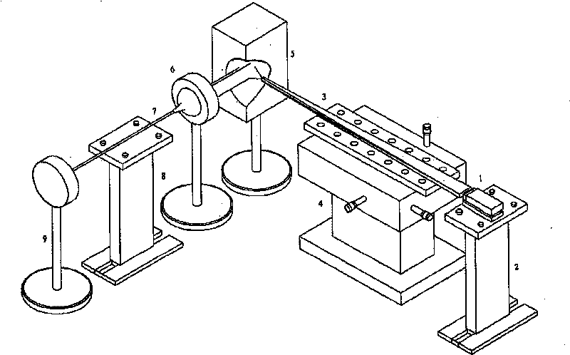 Tail fiber coupling output device of laser diode array / surface array