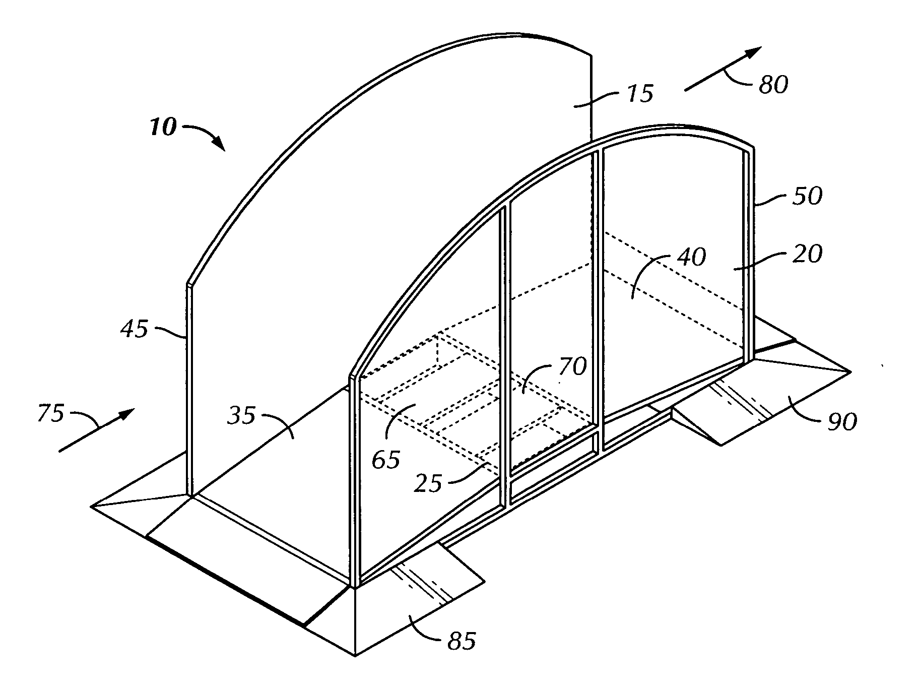 Passively shielded inductive sensor system for personnel screening