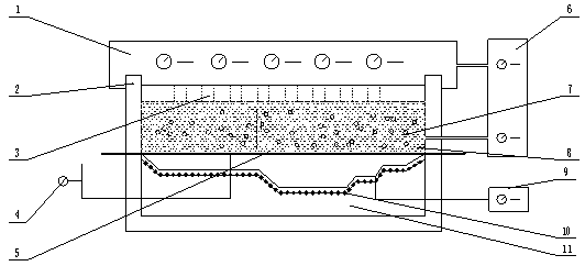 Rapid forming method and device of martensitic steel composite structure