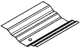 Rapid forming method and device of martensitic steel composite structure