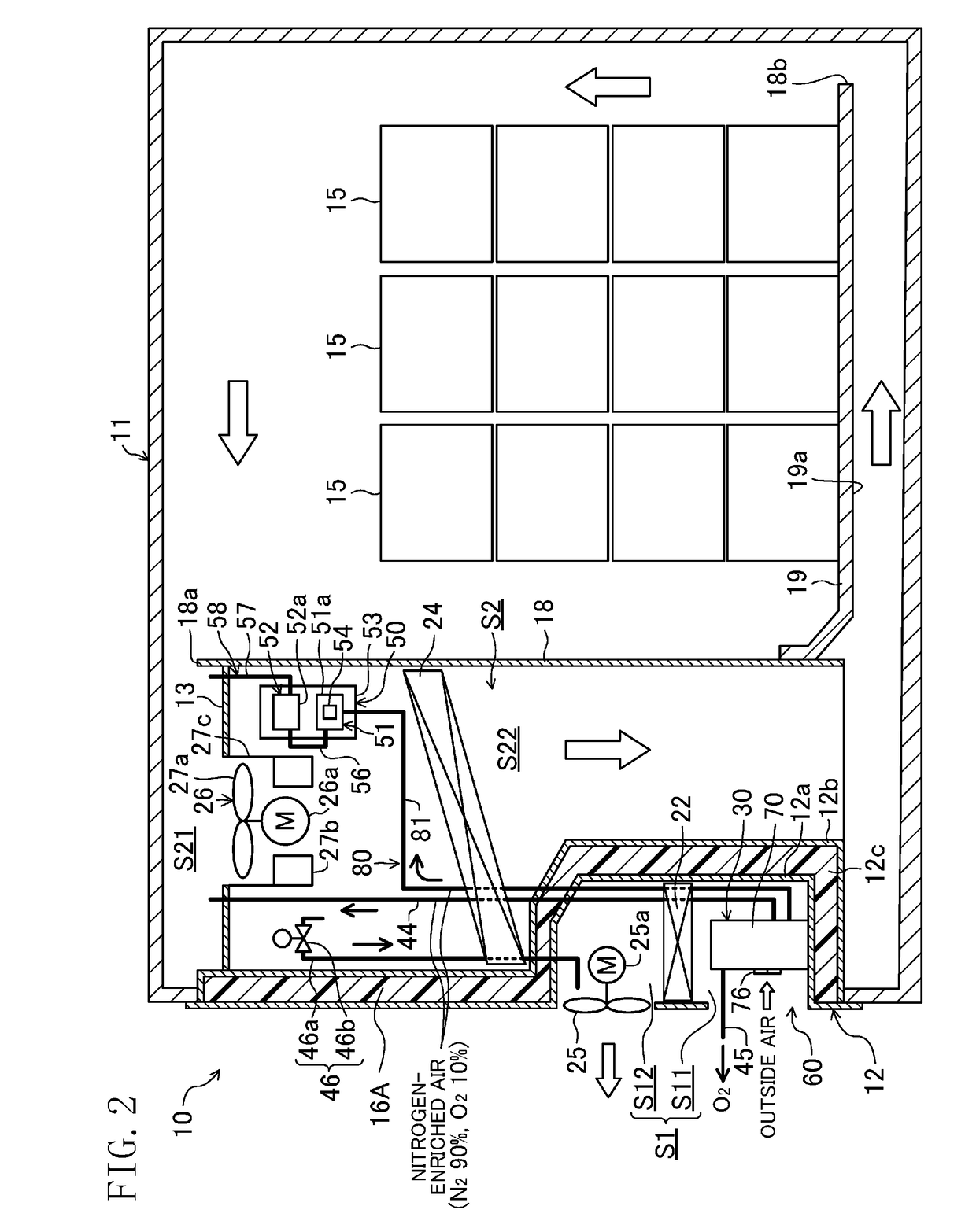 Refrigeration apparatus for containers