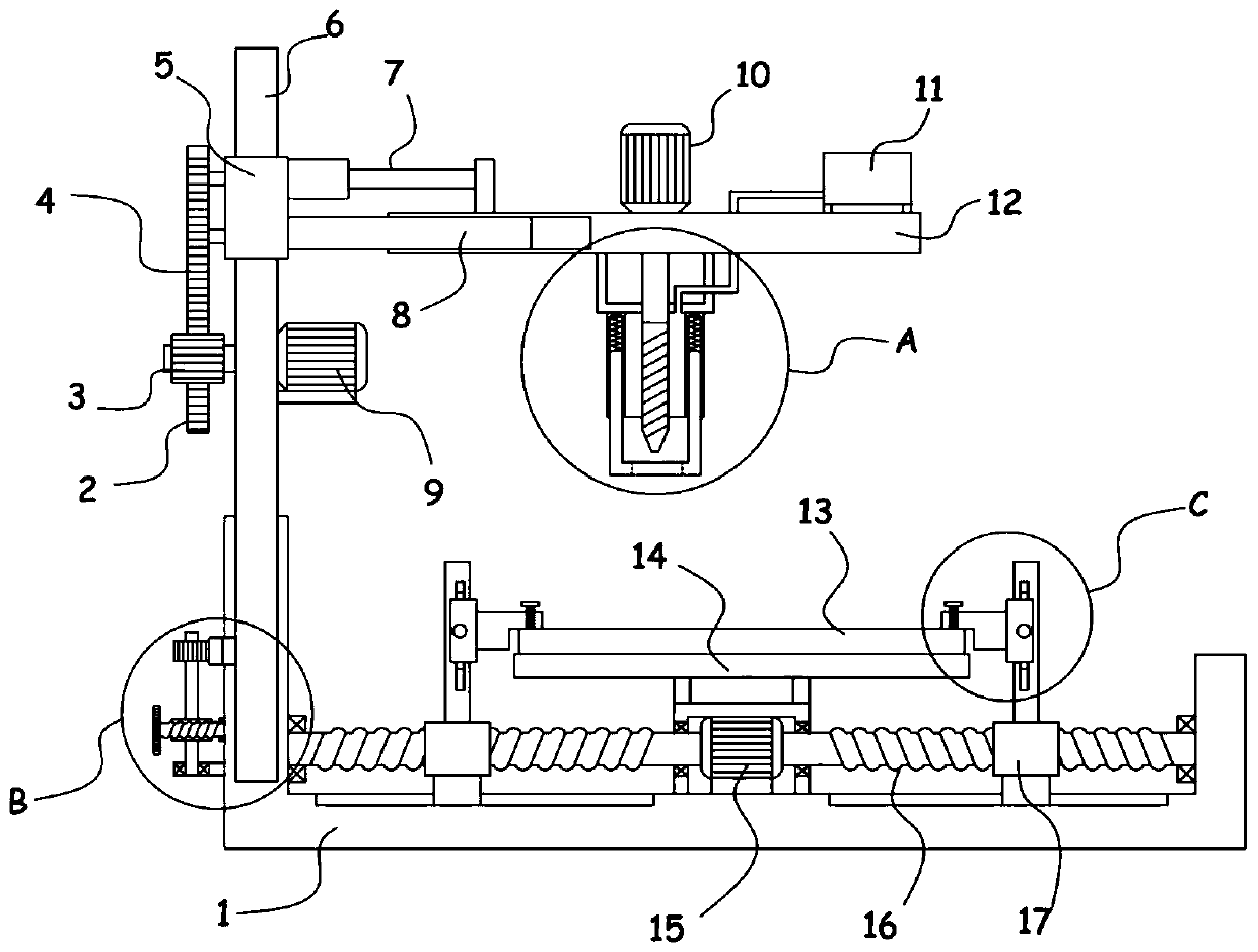 PCB perforating device for electronic processing