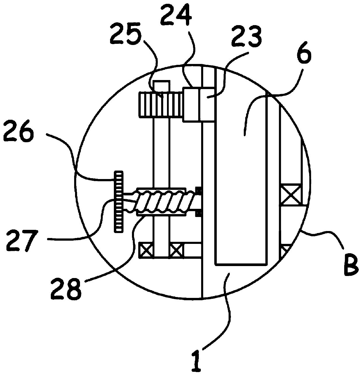 PCB perforating device for electronic processing