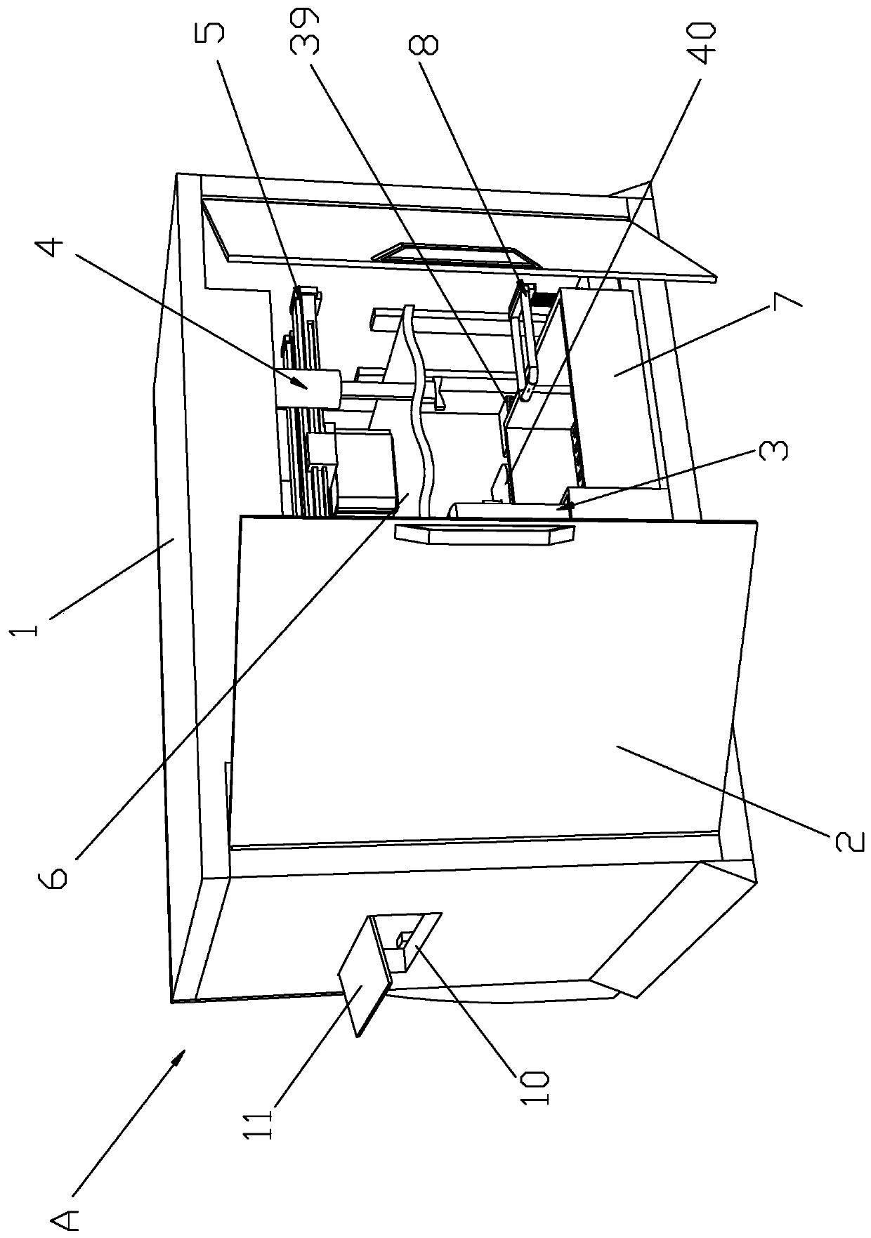 Simple edible fungus production device and method thereof