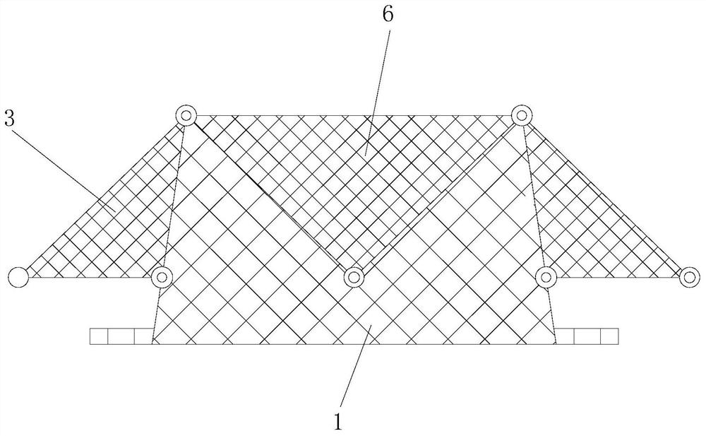 Folding anti-rolling protection frame for small road roller